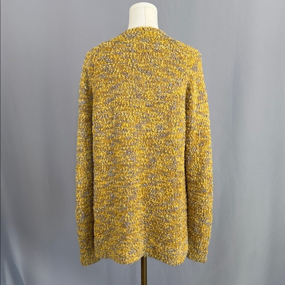 Yellow and Gray Textured Sweater - Picture 3 of 5